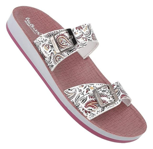 Ladies Sandals for Women – Stylish Floral Casual Slippers with Comfortable Soft Sole