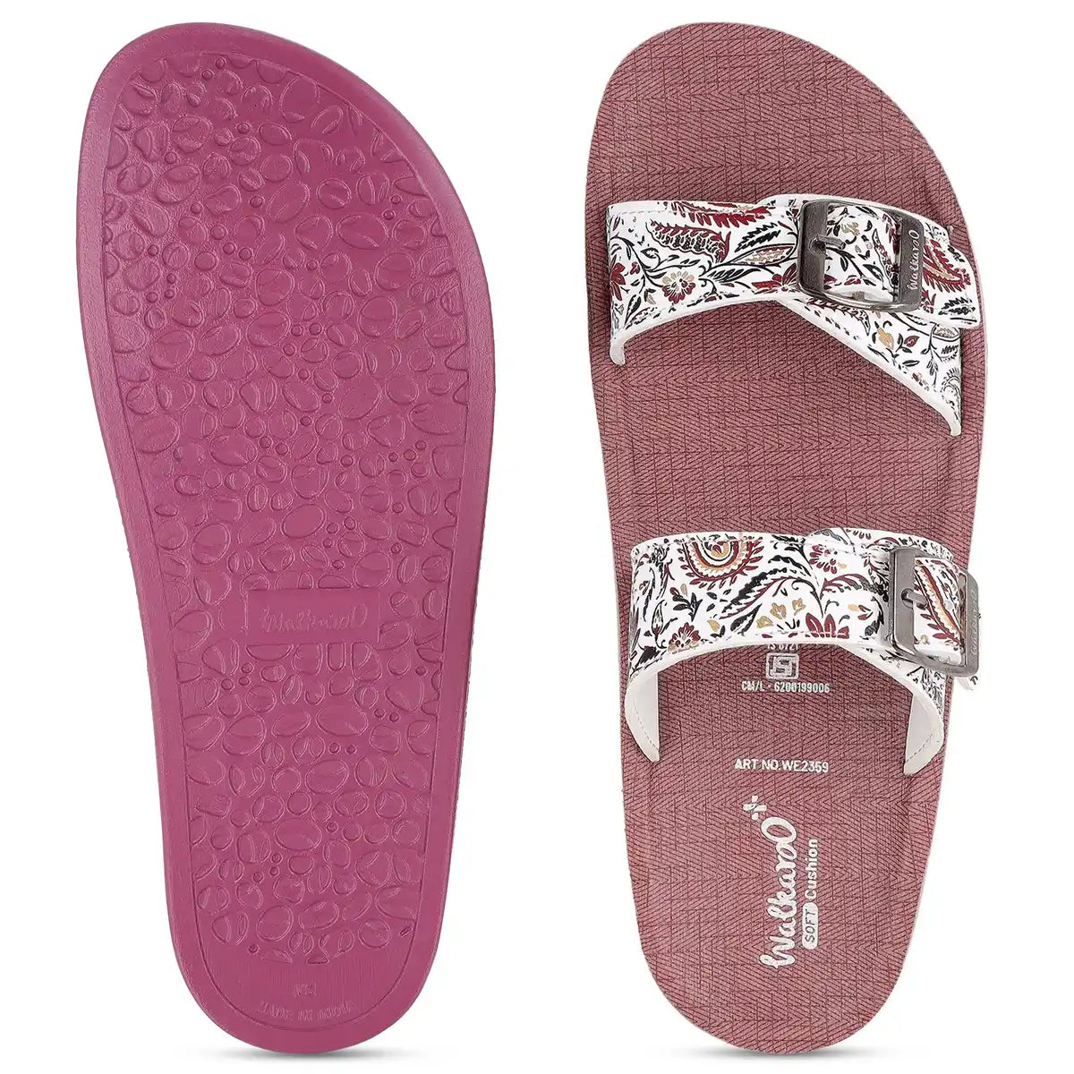 Ladies Sandals for Women – Stylish Floral Casual Slippers with Comfortable Soft Sole