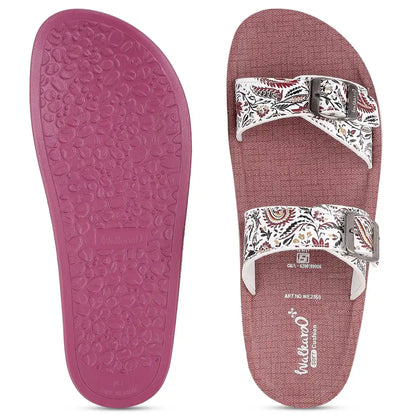 Ladies Sandals for Women – Stylish Floral Casual Slippers with Comfortable Soft Sole