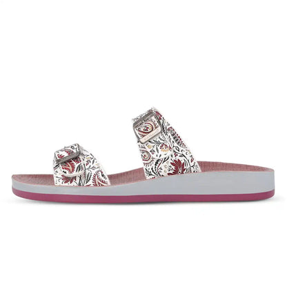 Ladies Sandals for Women – Stylish Floral Casual Slippers with Comfortable Soft Sole