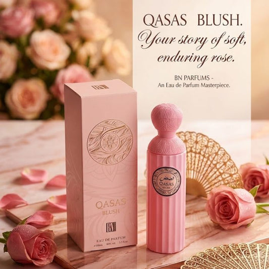 Qasas Blush Parfum for Women (100ml) – Premium Fragrance - Ladies Perfume