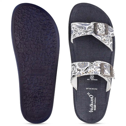 Ladies Sandals for Women – Stylish Floral Casual Slippers with Comfortable Soft Sole