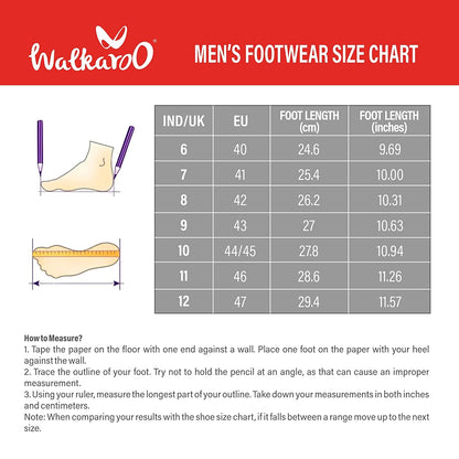 WALKAROO Men's Fashion Sandals with Open Toe, Soft Sole and Lightweight